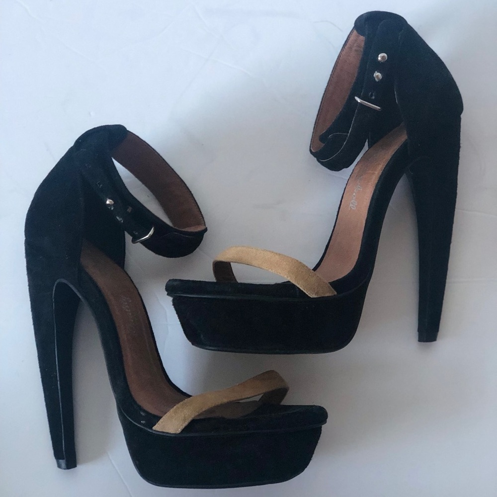 Jeffrey Campbell Day 2 Shoe Size 5 in Black/Nude